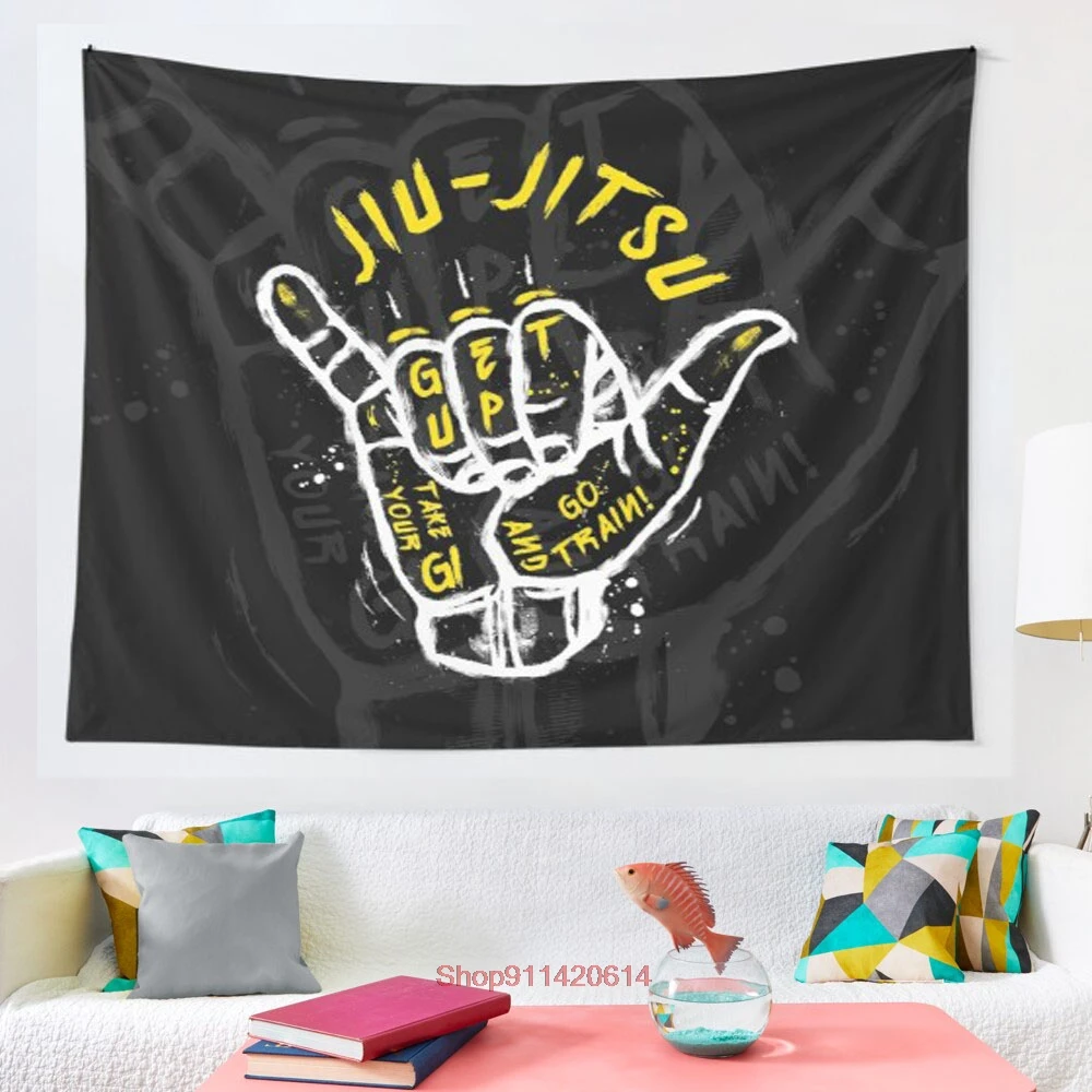 

Jiu jitsu Go train 2 tapestry Art Wall Hanging Tapestries for Living Room Decor