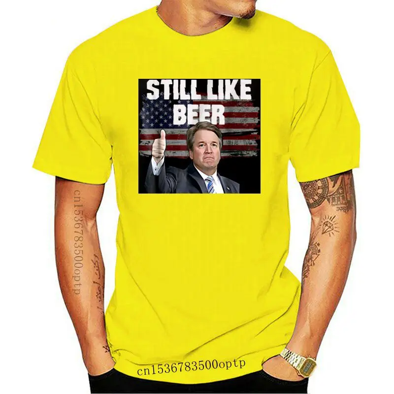 

Футболка Bratt Kavanaugh с надписью «все еще как пиво», черная Хлопковая мужская крутая Повседневная футболка, Мужская модная футболка унисекс, бе...