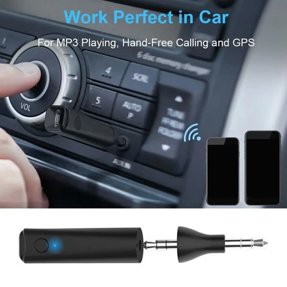Автомобильный беспроводной стерео аудиоадаптер Bluetooth 5 0 + EDR для Тихого комфорта