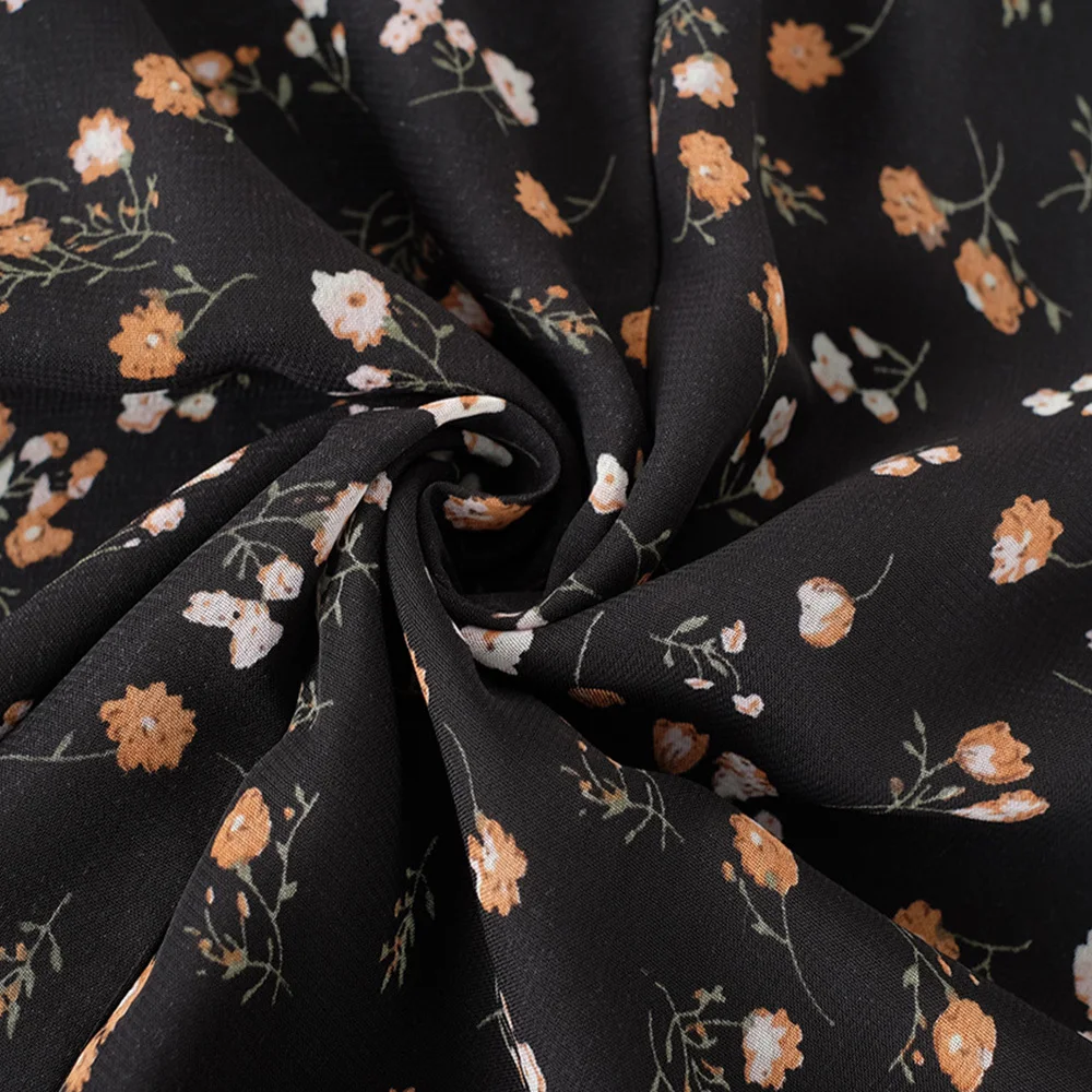 

Women Casual Long Sleeve Floral Print Boho Chiffon Dress Female Elegant A-Line Dress Sexy Irregular Collar Mini Dress 2019 New