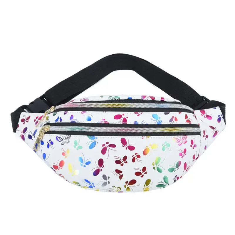 

Women Printed Waist Fanny Pack Belt Bag Travel Hip Bum Purse Chest Phone Pouch