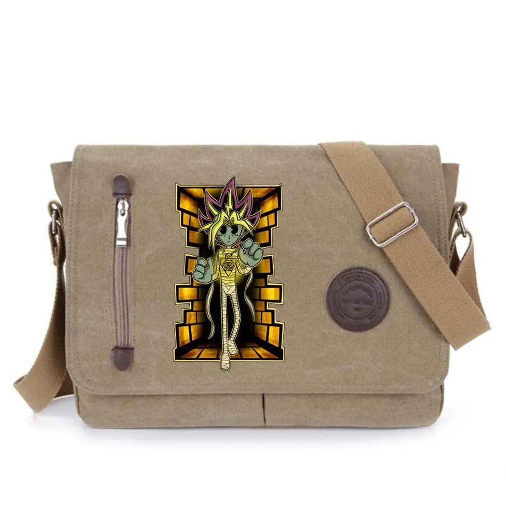 

anime Yu Gi Oh student bookbag Messenger Bags Teens Crossbodybag Women Travel Shoulder Bags