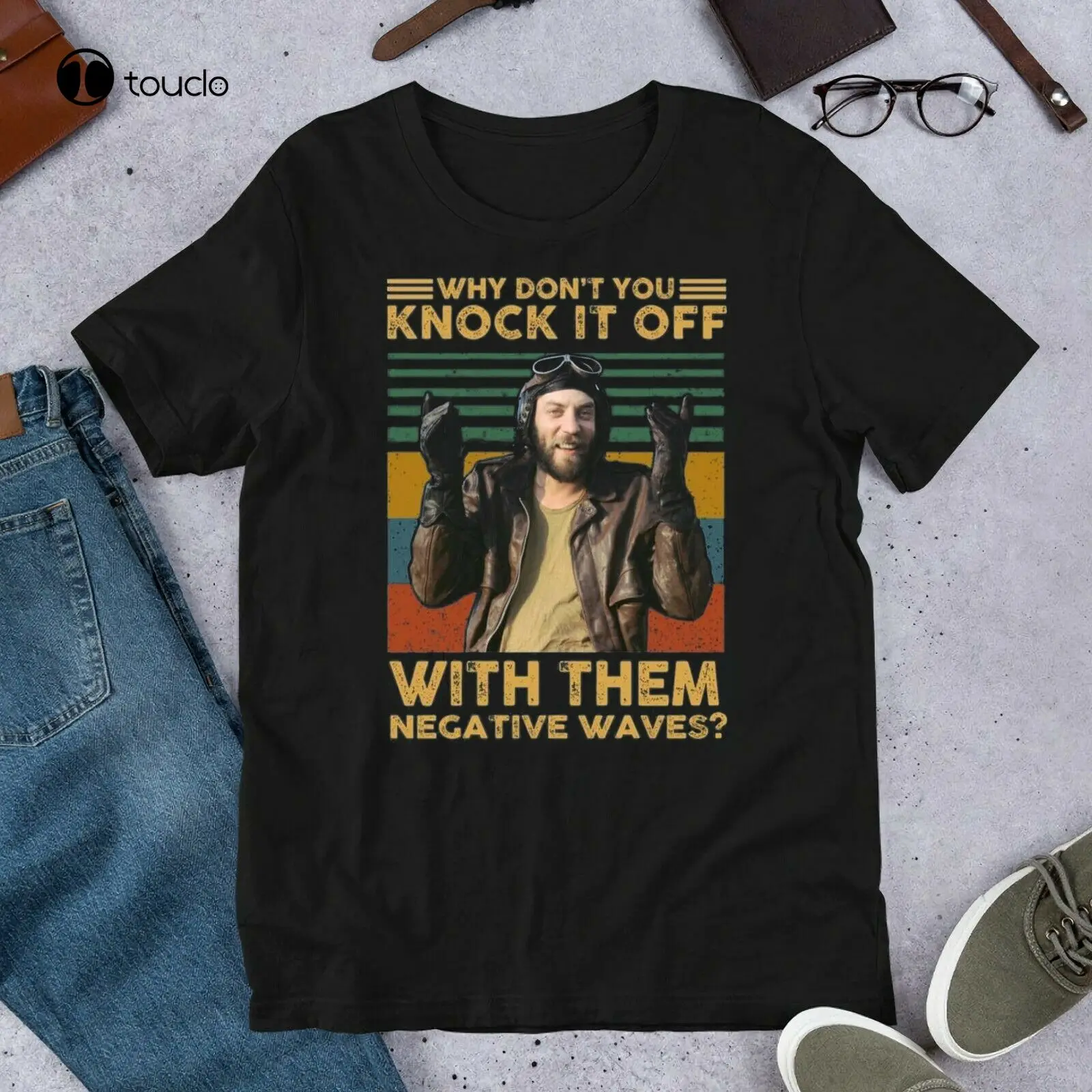 

Оригинальная Винтажная футболка, почему вы не удаляете ее с ними негативные волны