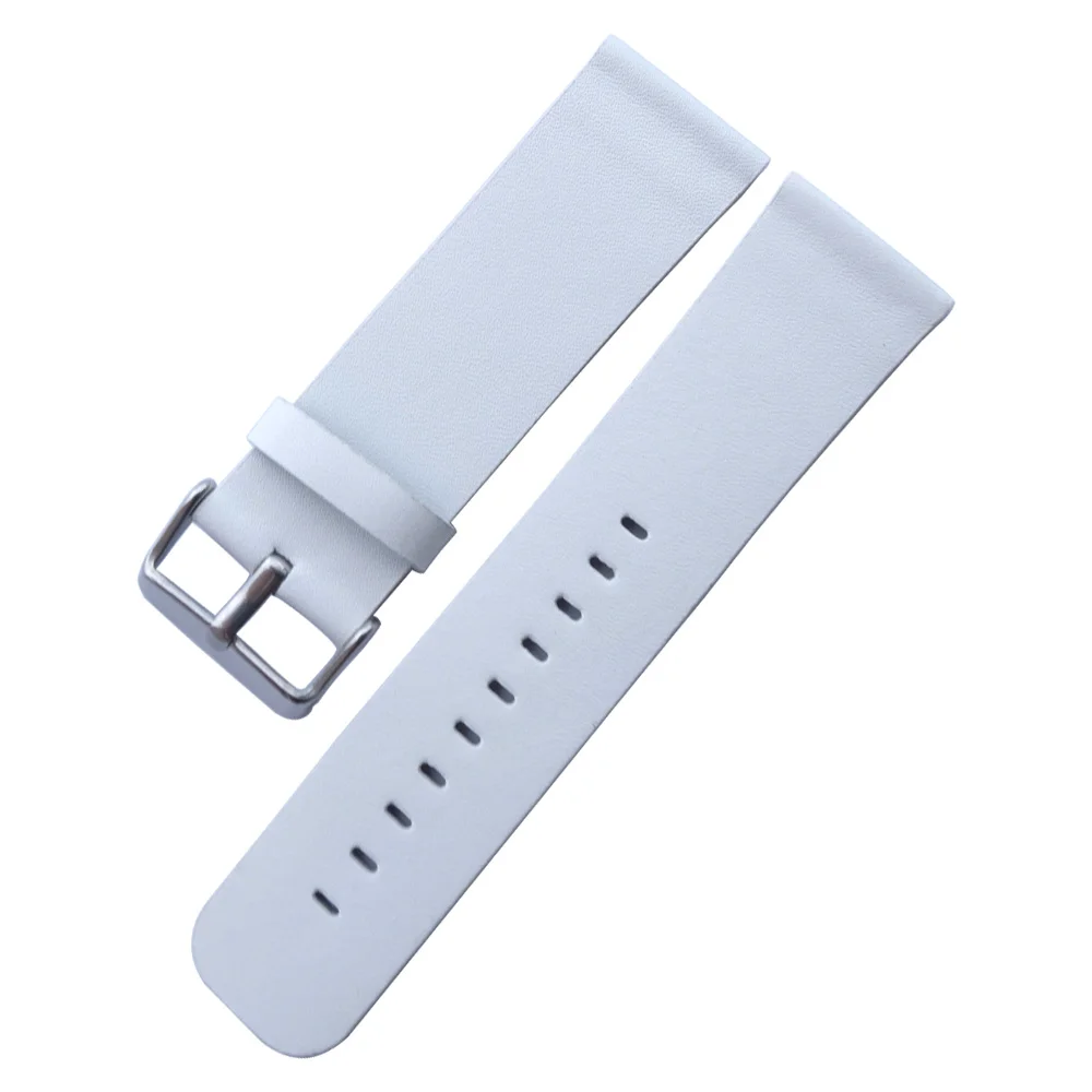 Ремешок для часов из натуральной кожи 24 мм с металлической пряжкой | Наручные