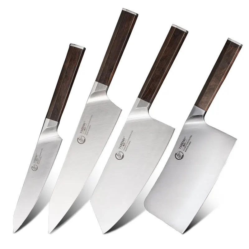 

Кухонные ножи YARENH, профессиональные кухонные инструменты, острый Немецкий 1.4116 шеф-повара из нержавеющей стали, измельчитель, нож накири