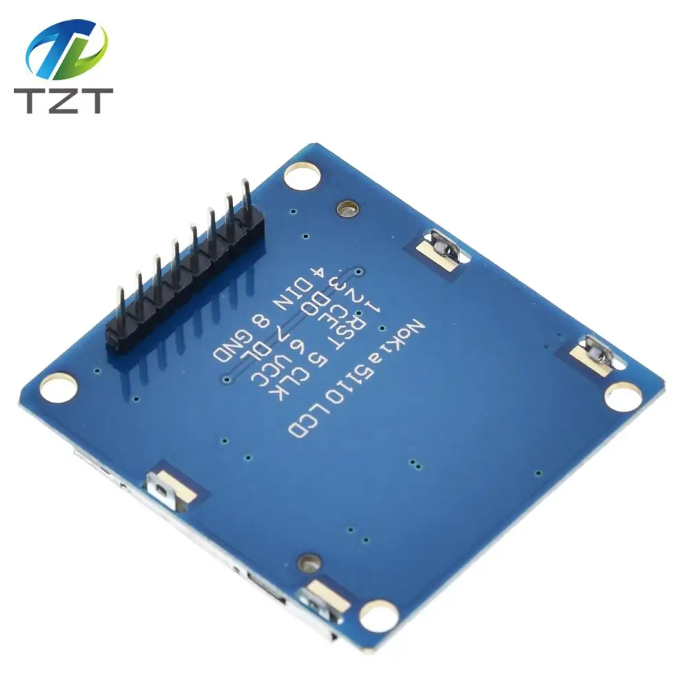 Умная электроника ЖК модуль монитор с синей подсветкой адаптер PCB 84*48 84x84 LCD 5110 Nokia