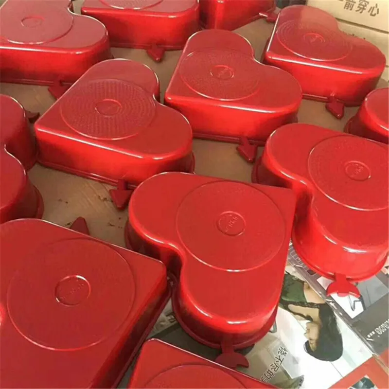 Китайская антипригарная Кастрюля в форме сердца с влюбленной уткой-мандарином |