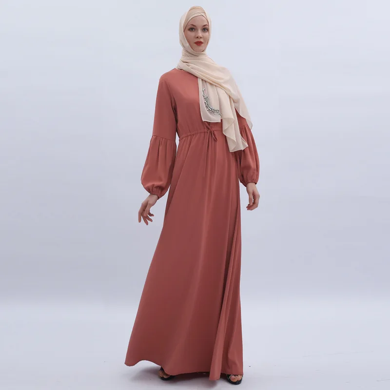 Женское платье с рукавами-фонариками Eid Mubarak