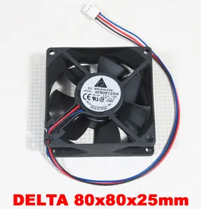 1pc Delta AFB0812SH 80x80x25mm 80mm 8025 12V 0.51A 46CFM DC Brushless Cooling Fan