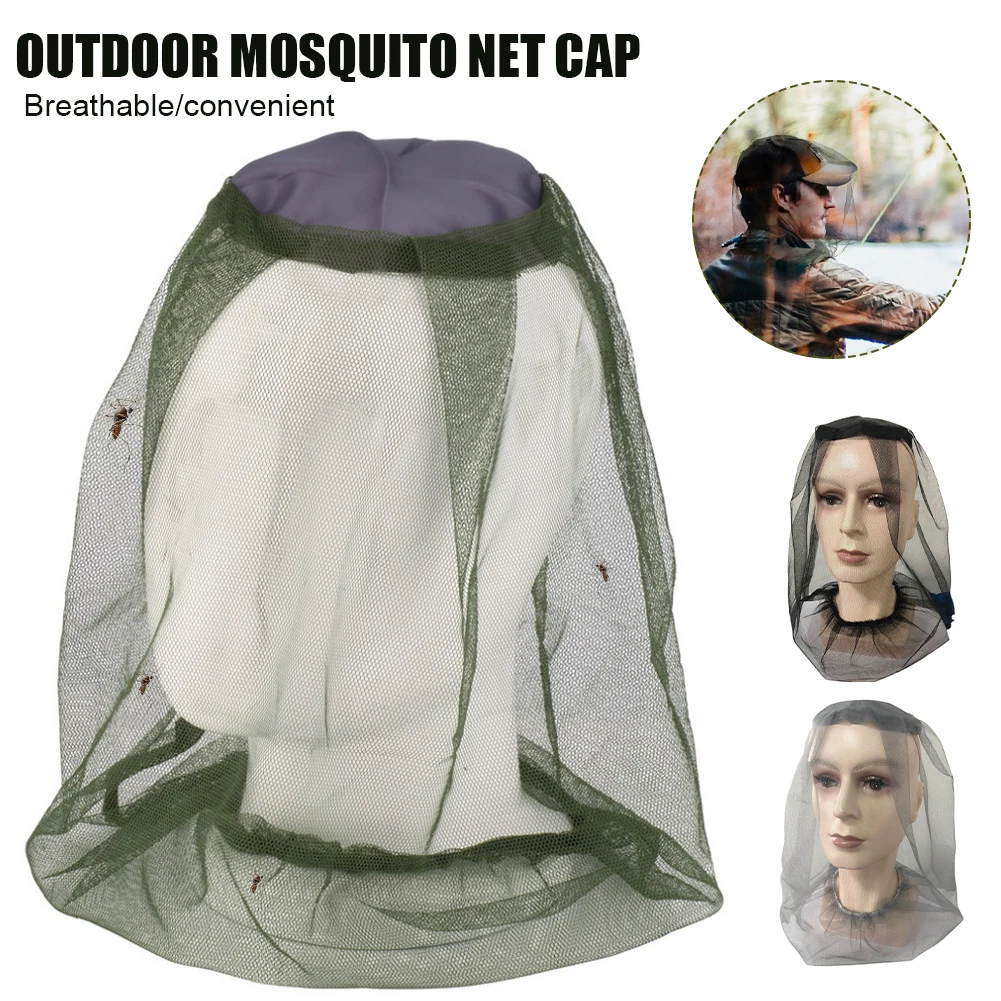 Москитная сетка для головы лица и шеи защита от насекомых пчелиная сетчатая