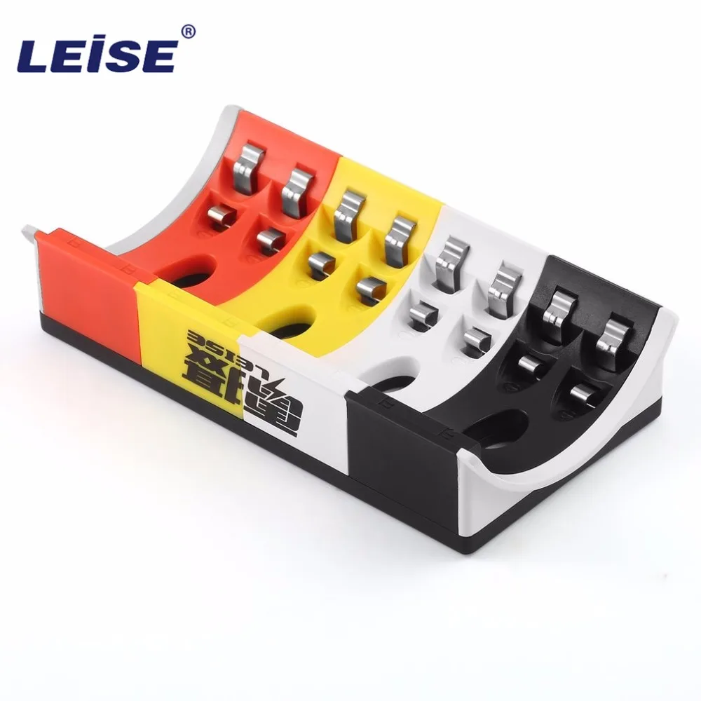 LEISE 8 слотов Смарт USB аккумуляторная батарея зарядное устройство LS-U8C многоцветный с Светодиодный индикатор зарядки для AA и AAA Ni-MH батареи