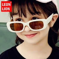 leonlion 2021 kids sunglasses rectangle eyewear for children small glasses boysgirls brand designer gafas de sol hombre uv400
