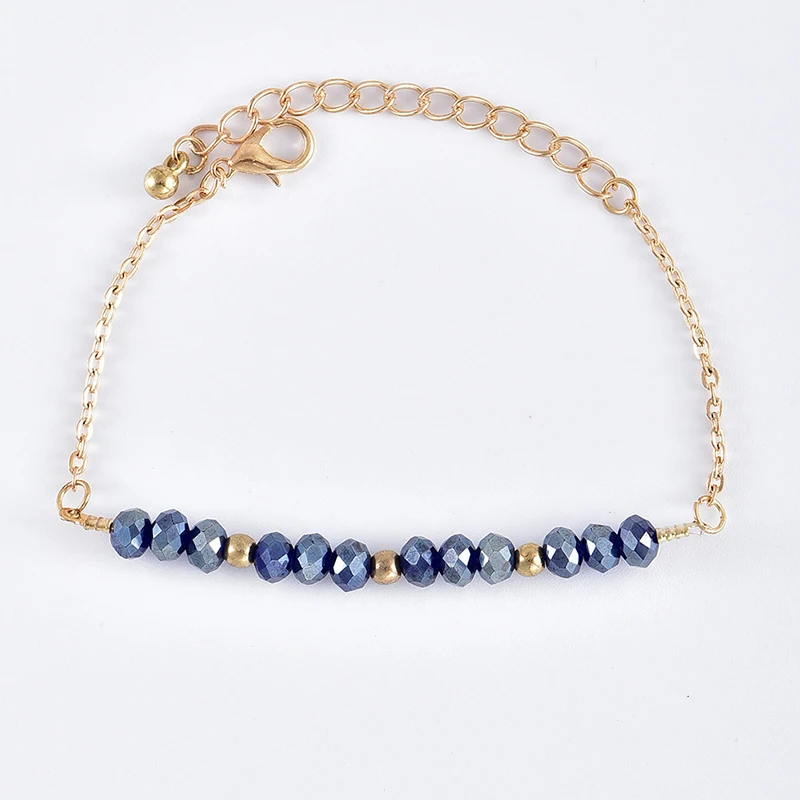 6 шт./компл. пляжные браслеты для женщин модные листье Луна Золотая рама с