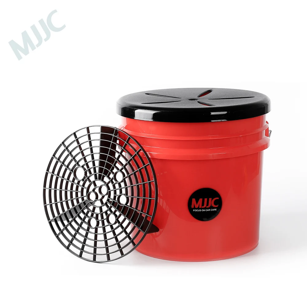 

MJJC Detailing Car Wash Bucket with Grit Keeper and Seat Lid Kit