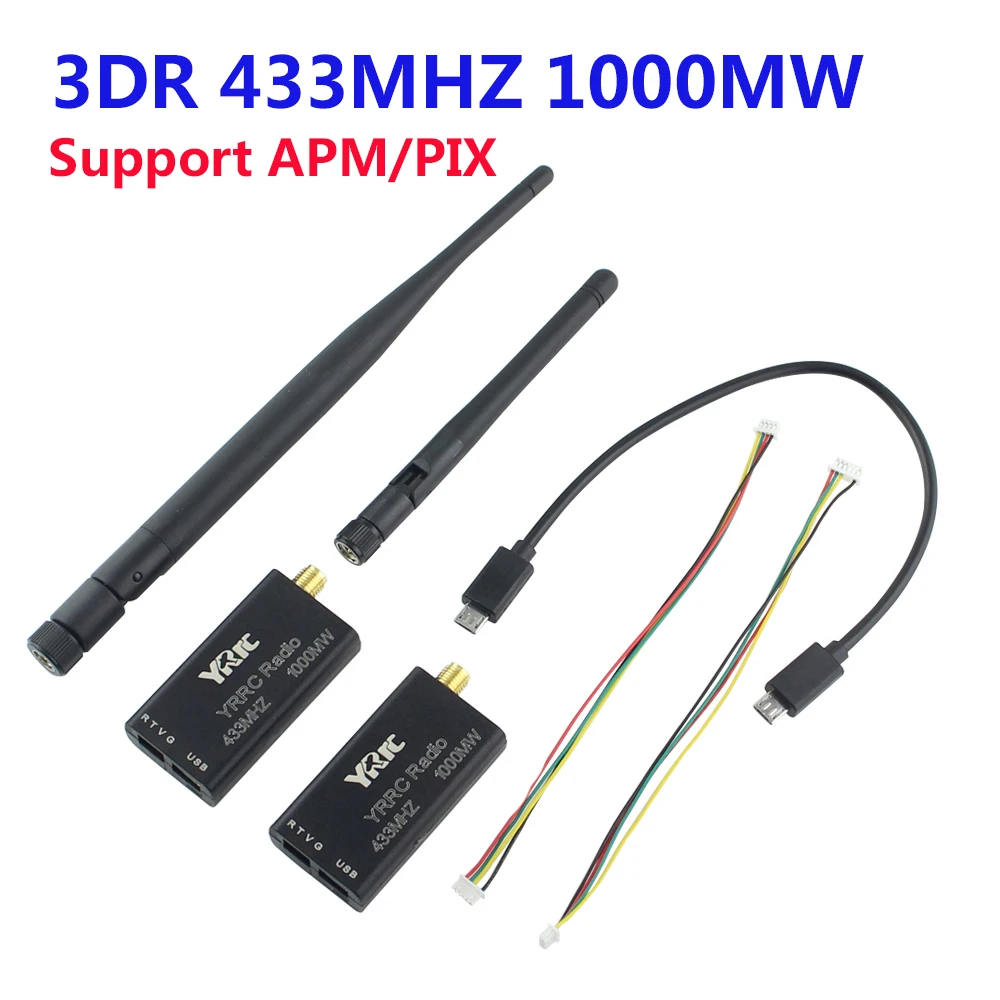 Pixhawk PX4 PIX 2.4.8 игровые джойстики NEO-M8N gps Радио 100 мВт 500 телеметрии OSD 3DR 433 МГц 915 для Радиоуправляемый fpv-дрон рамки - Цвет: 1000mw 433mhz tele