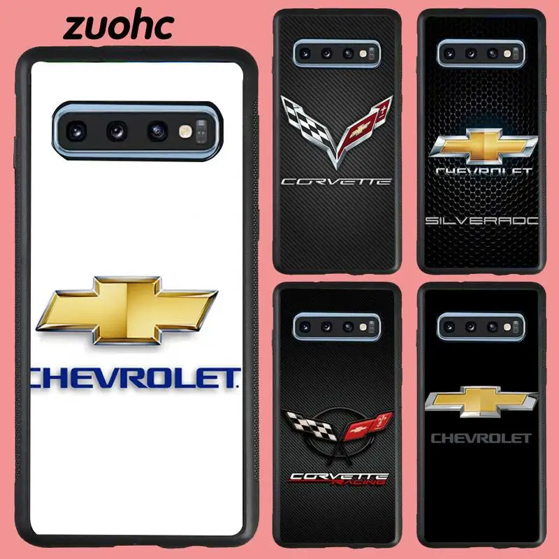 

Luxure Car Chevrolets Phone Case Acrylic Plexiglass TPU For Samsung Galaxy S8 S7 S9 S10 S10e S20 PLUS ULTRA S6edge