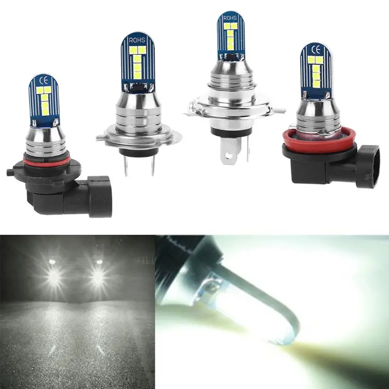

Mini Size H4 H7 H11 9006/HB4 Super Bright Car LED Light Canbus Headlight Bulbs Car Fog Lamp 15W 1000LM 12V 60V White Light
