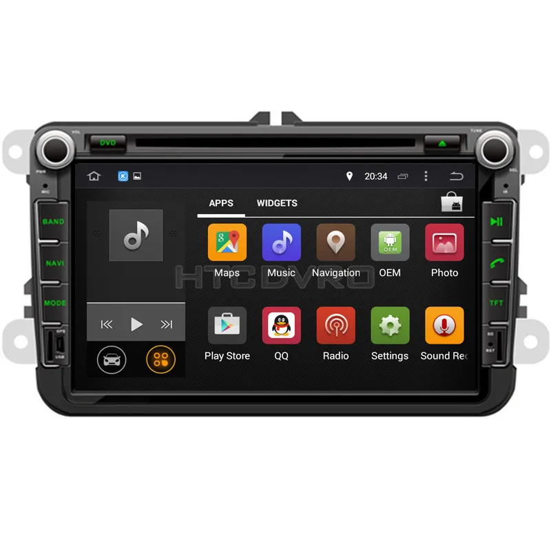 YMODVHT 8 дюймов 4G Восьмиядерный Android 9 0 7 1 автомобильный DVD GPS для VW
