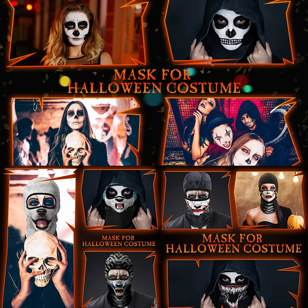 2 шт. защитные Лыжные маски-Балаклавы на все лицо | Спорт и развлечения