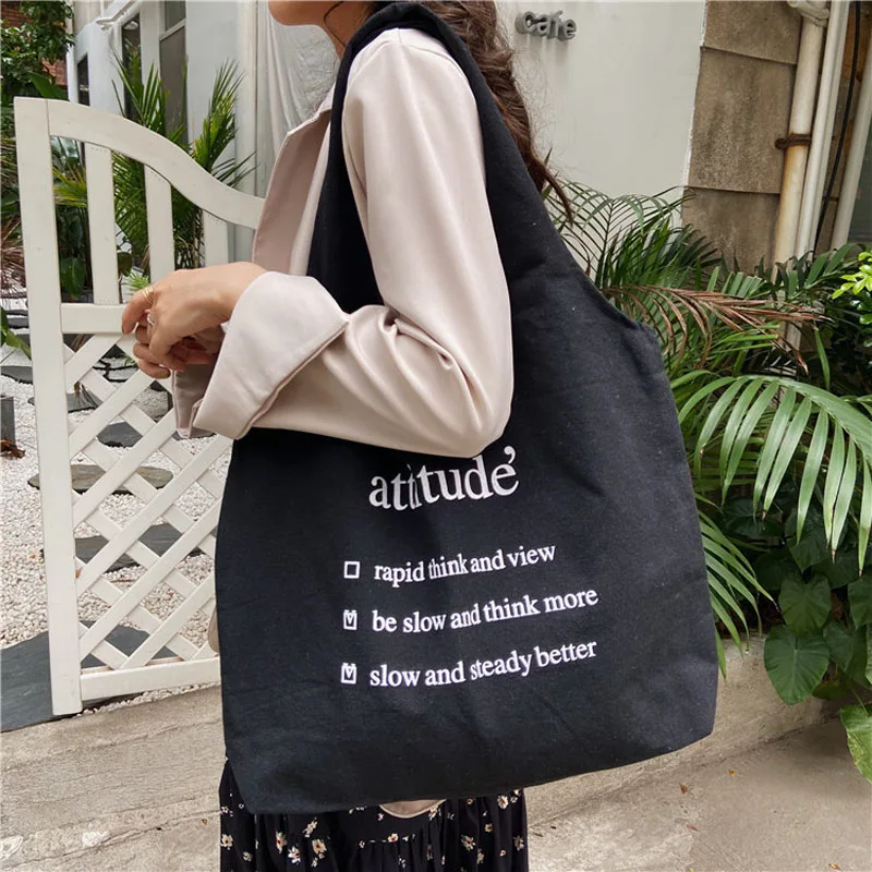 Hylhexyr отношение письмо Tote рабочая сумка женские сумки на плечи холст продуктовые