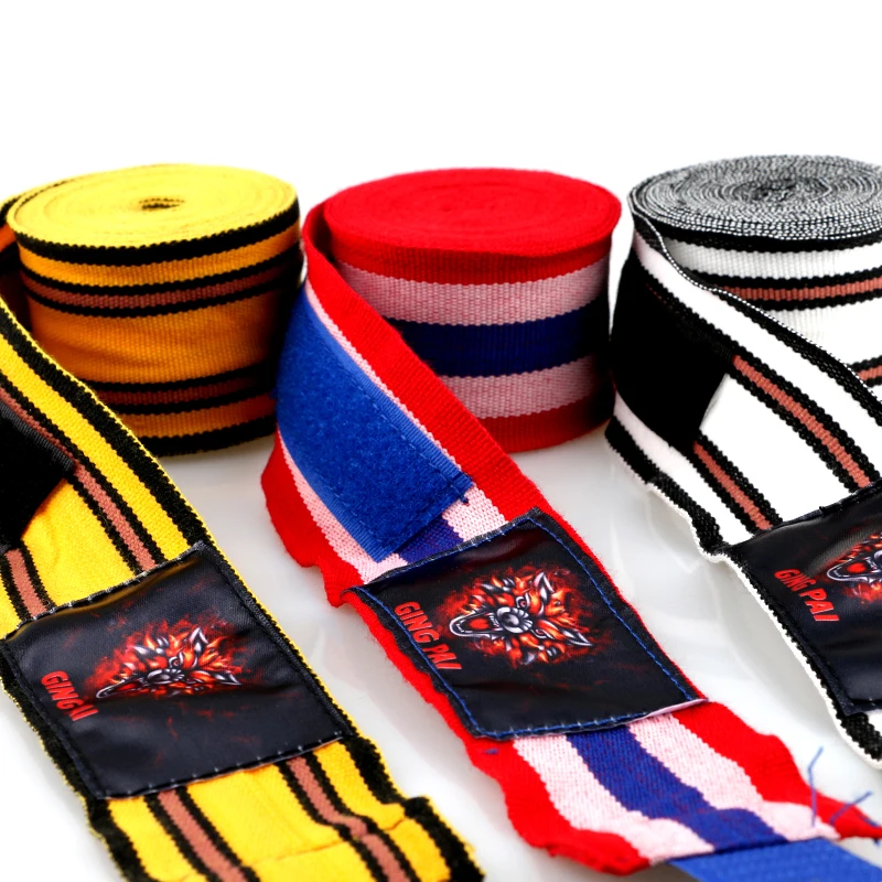 Боксерский бандаж GINGPAI Профессиональный для MMA Muay Thai Sanda Тренировочный защиты рук
