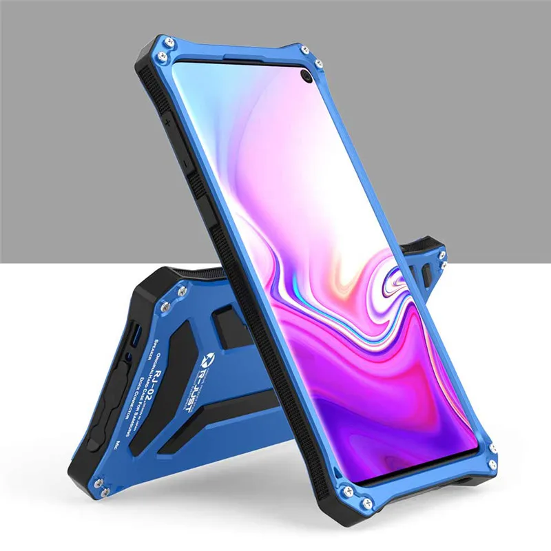 Металлический Чехол S10 Plus для Samsung ударопрочный металлический чехол накладка