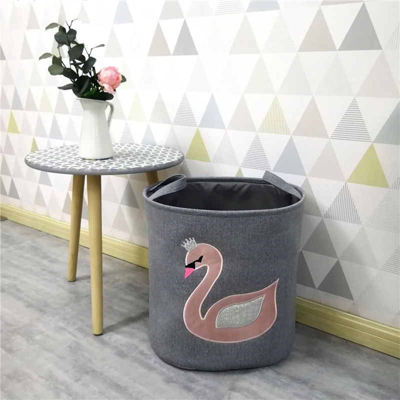 

Storage and Organization Thick Dirty Clothes Hamper Toy Storage Fabric Storage Bucket Laundry Basket for Dirty Clothes
