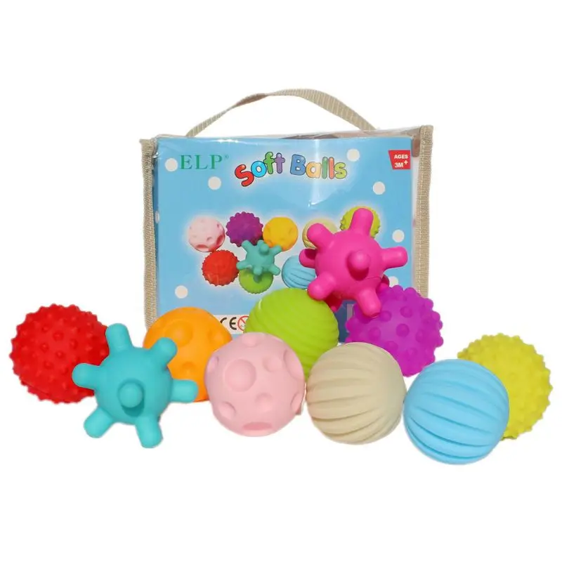 

Baby toy hand catch ball baby training massage soft ball texture sensory toy