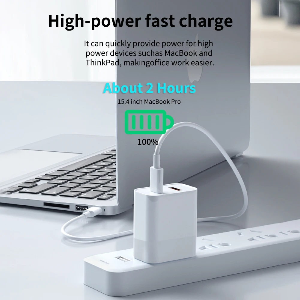 адаптер питания byscoon pd65w type c зарядно