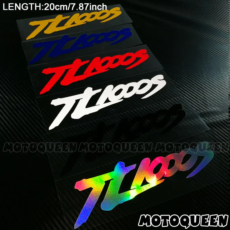 

2PCS Motorcycle body Wheels Fairing Helmet Tank Pad decoration logo reflective Accessories Sticker Decals For SUZUKI TL1000S