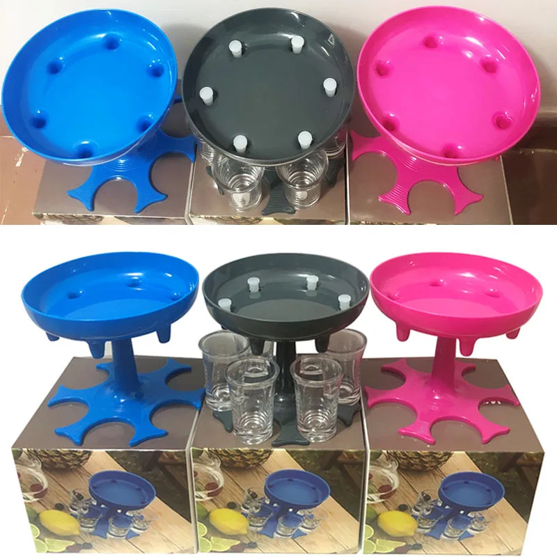 Держатель для дозатора стаканов с 6 выстрелами стойка Диспенсера вина виски пива