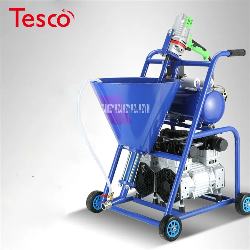 

3200W High Pressure Cement Grouting Machine Industrial Cement-based Waterproof Material Putty Spraying Machine 220V 1500W 300PA