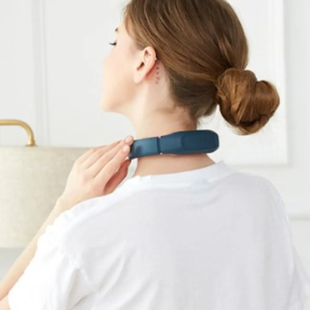 

Multifunctional Three-head Cervical Massager Neck Protector Electromagnetic Electric Shock Pulse Physiotherapy Instrument