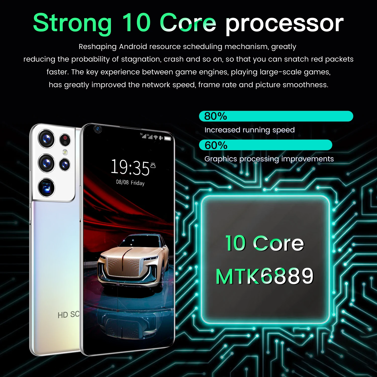 

S21, Android 10,0, 16 512 , Sim-, , 7,3 , MTK 6799