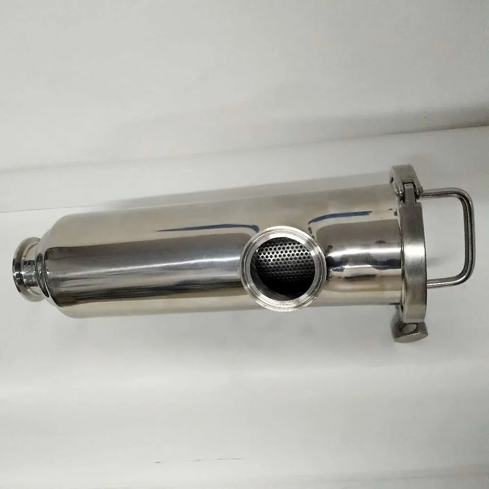 

19/25/32/38/51mm Sanitary Angle Filter Tri Clamp Strainer Stainless Steel SS304 Food Grade Filter