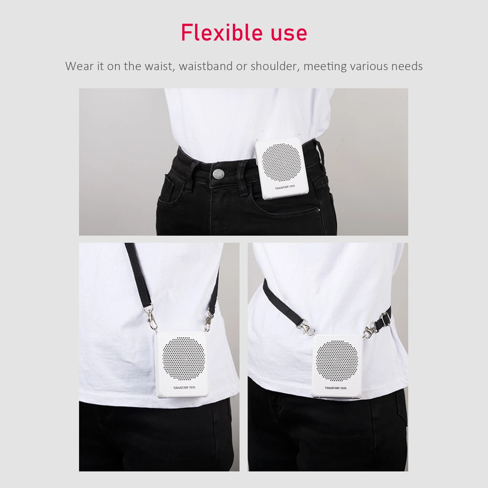 TAKSTAR E126A мегафон портативный Перезаряжаемый звуковой усилитель с проводным