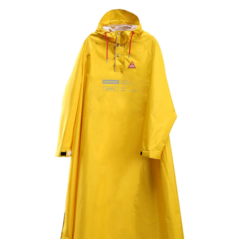 

Походный дорожный водонепроницаемый дождевик, женский модный желтый дождевик для рыбалки, женское пончо, дождевик, пончо для мужчин, велоси...