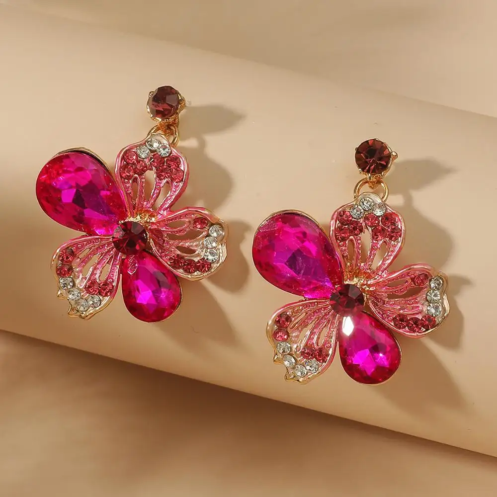 Богемное роскошное свадебное ожерелье с цветами животными кристаллами