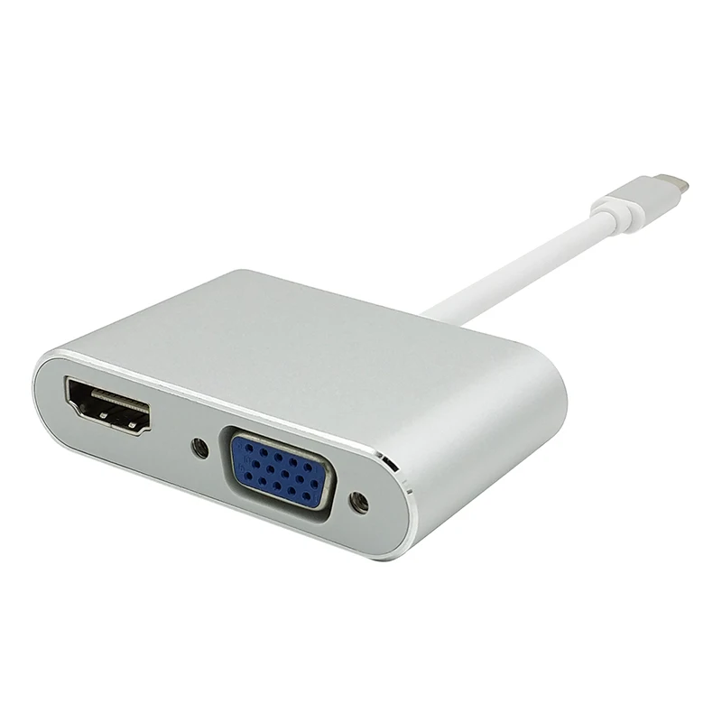 USB C к HDMI 4K VGA 1080P type адаптер поддержка * 2K для Macbook Google Pixel c VGA|hdmi vga adapter|hdmi 4kto hdmi |