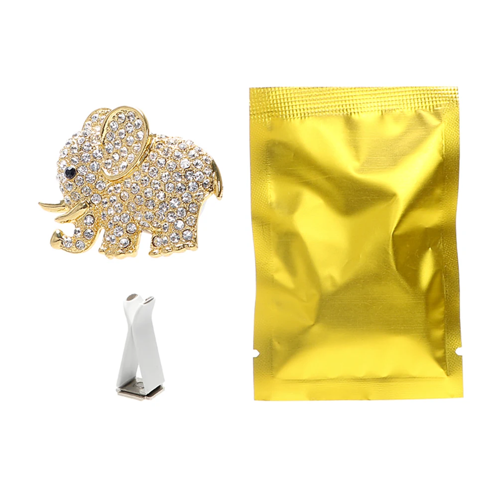 Освежитель воздуха с зажимом для выхода в виде слона Алмазный Хрустальный аромат