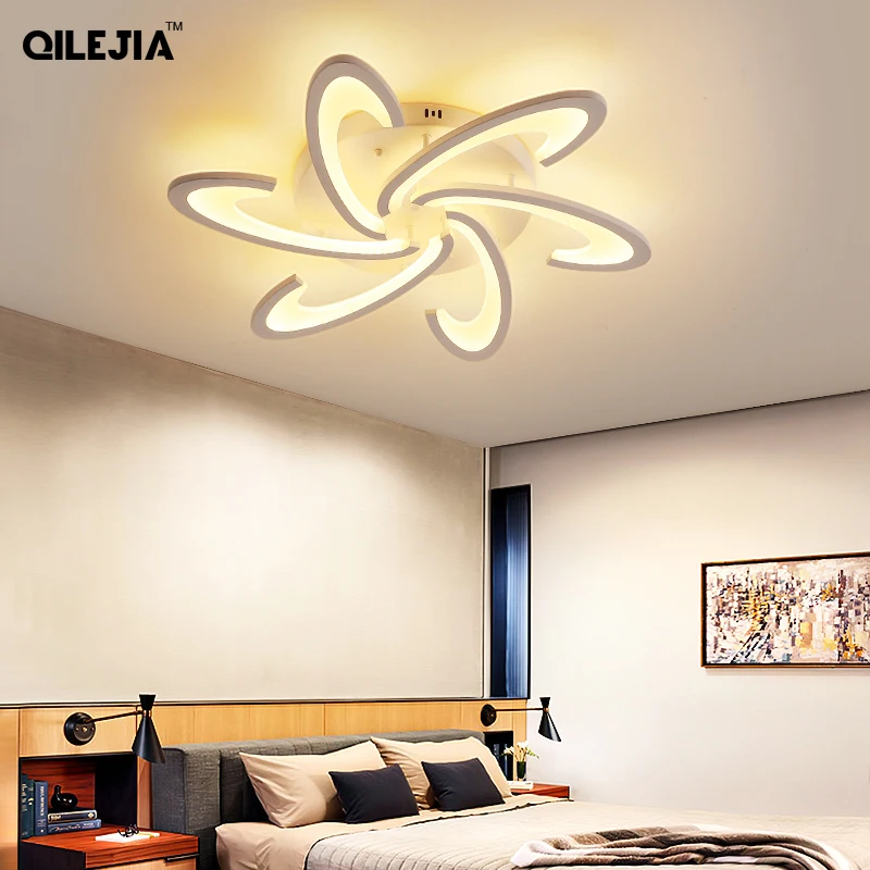 Светодиодная потолочная люстра прямоугольная современная лампа для гостиной