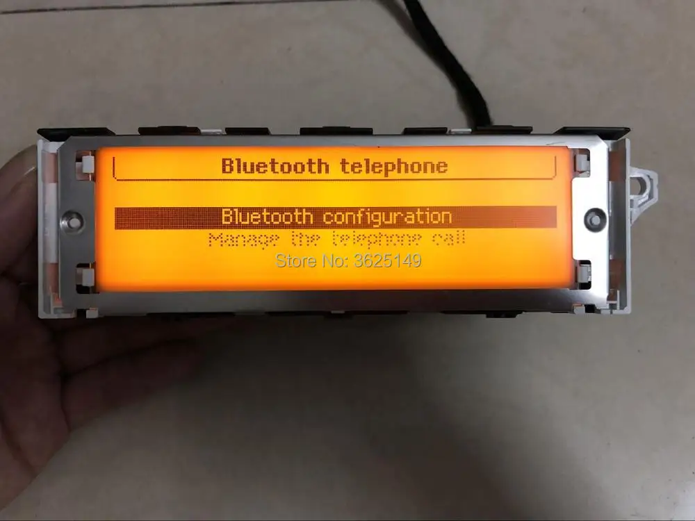 Автомобильный экран с поддержкой USB двухзонный air Bluetooth дисплей 5 меню желтый