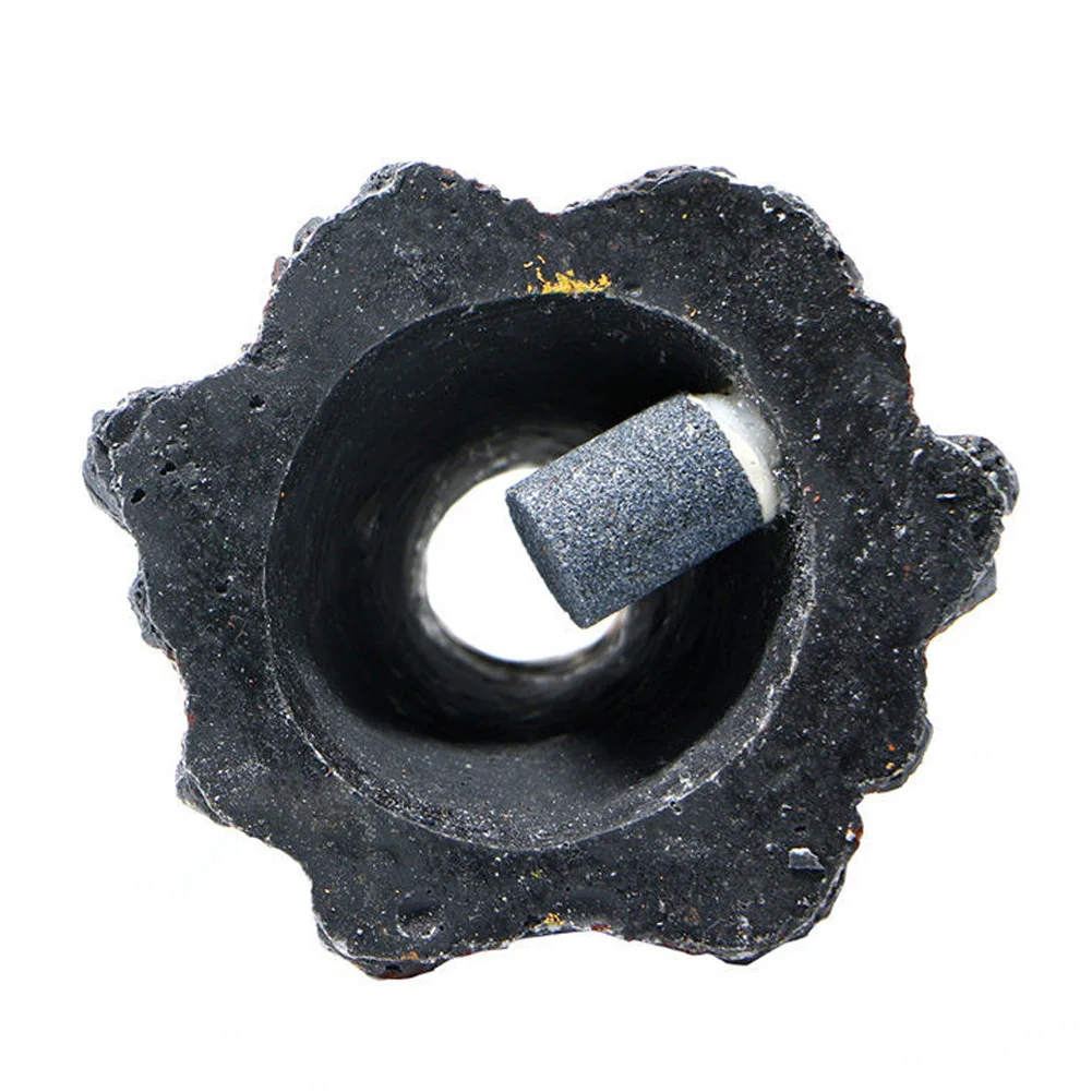 Аквариум воздушный насос в форме вулкана пузырь камень кислородный украшение