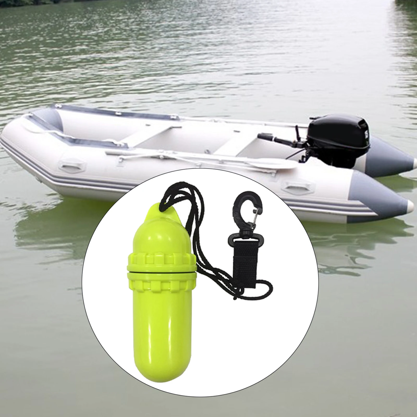 

Scuba Diving Kayaking Waterproof Dry Box Gear Accessories Container Case & Rope Clip For Money ID Cards License Outdoor Sports