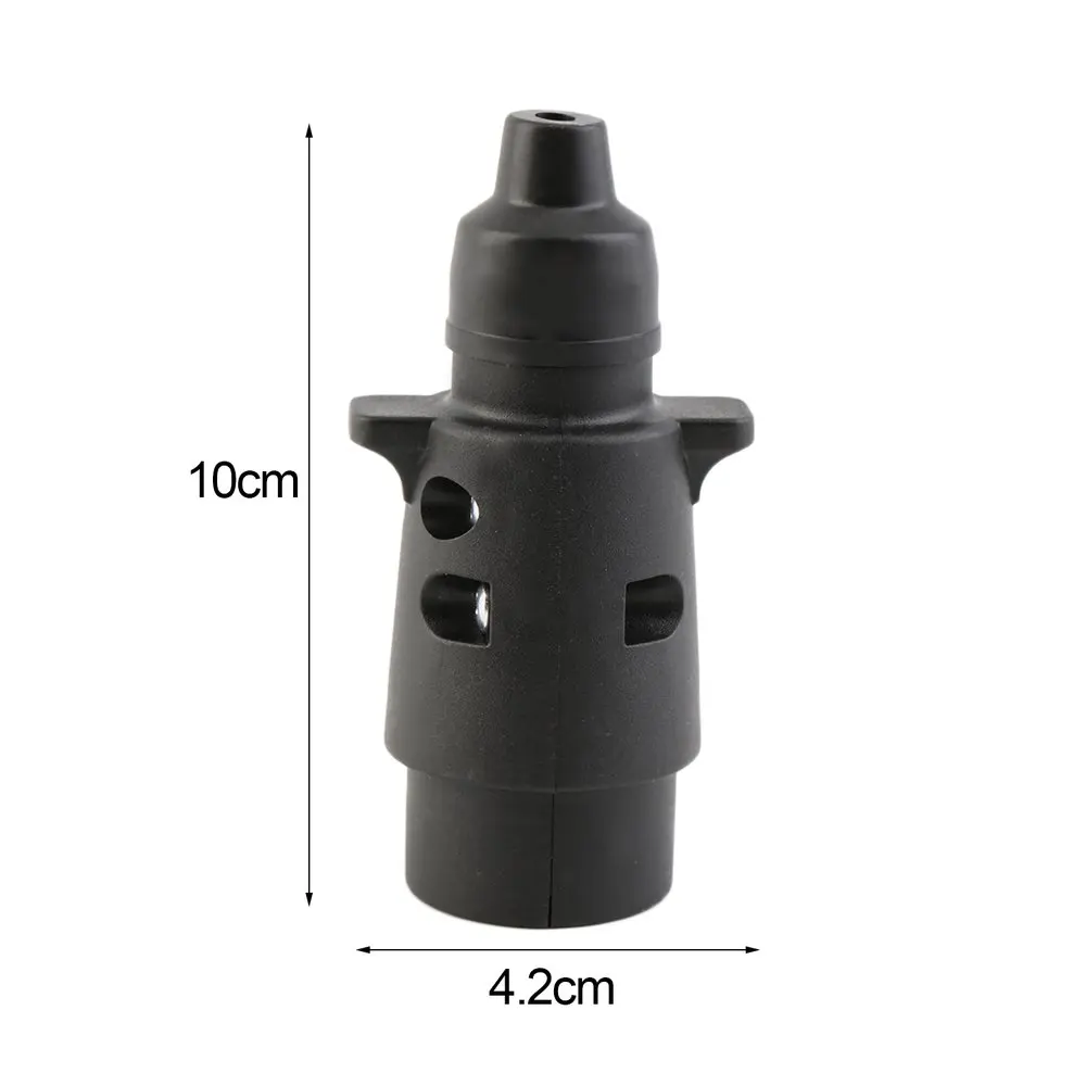 

12V 7 Way Round Standard European Car Plug Connector Plastic Car Trailer 7 Pin Socket Plugs For Trailers Car Accessories