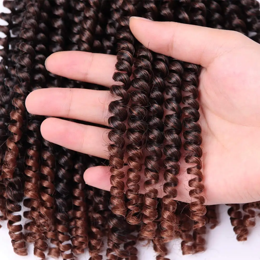 Ломбер пушистый кудрявый Твист плетение волос оптом 8 &quotСинтетические длинные