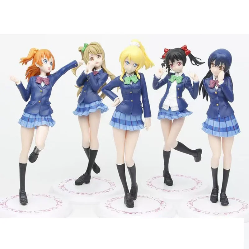 

Bandai 5 Campus Idol Diary Beautiful Girl Love Live Hand-made Toy Figurine Model Doll Decoration Christmas Gift Anime Puppets