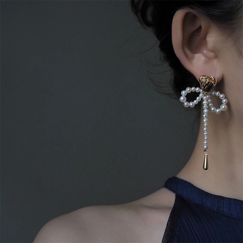 Оригинальный дизайн Тюльпан Цветок бант искусственная бижутерия нежные