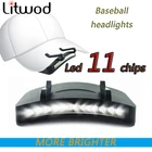 Z35 супер яркий 11 светодиодный s LED cap светильник налобный фонарь голова Кепка шапка Cap Hat светильник Clip on светильник рыболовный налобный фонарь