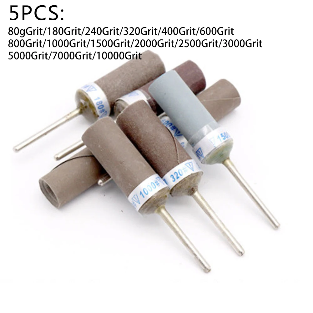

80-10000 Grit Sandpaper Sanding Bar Polishing Abrasive rods Rotary Polishing Rod